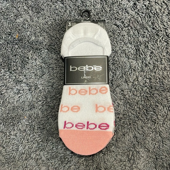 NWT set of 3 various designed Bebe brand socks - Picture 1 of 4